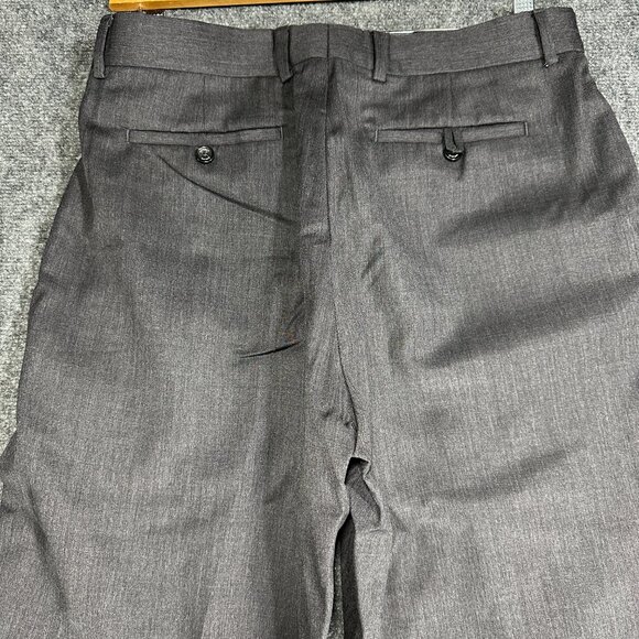 Banana Republic Pants Mens 33 Wool Trouser Pockets Flat Front Zip Fly Dress Pant - Picture 7 of 8